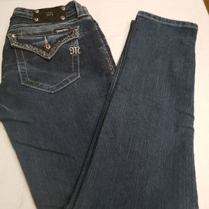 Miss Me skinny jeans dark blue